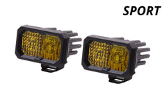 Diode Dynamics Stage Series 2in Sport Yellow Combo Standard ABL (pair) DD6391P