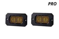 Diode Dynamics Stage Series 2in Pro Yellow Fog Flush ABL (pair) DD6433P