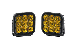 Diode Dynamics SS5 LED Pod Pro Yellow Spot (pair) DD6777P