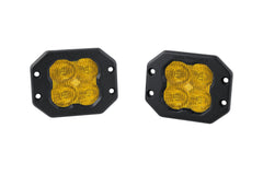 Diode Dynamics SS3 Sport ABL Yellow SAE Fog Flush (pair) DD6924P
