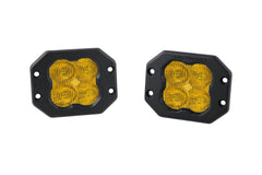 Diode Dynamics SS3 Pro ABL Yellow Driving Flush (pair) DD6939P