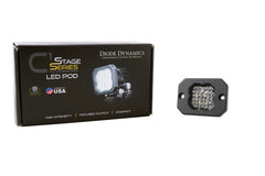 Diode Dynamics Stage Series C1R White Flood Flush Mount LED Pod (one) DD7427S