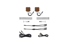 Diode Dynamics Stage Series Single-Color LED Rock Light, Amber M8 (2-pack) DD7457