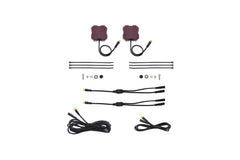 Diode Dynamics Stage Series Single-Color LED Rock Light, Red M8 (2-pack) DD7458