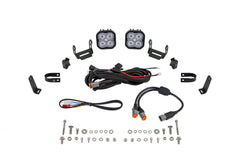Diode Dynamics SS3 LED Bumper 1.25 Inch Roll Bar Kit, Sport White SAE Fog (pair) DD7692