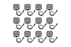 Diode Dynamics Single-Color Rock Light Installer Kit (12-pack) DD7746