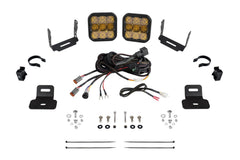 Diode Dynamics Stage Series Ditch Light Kit for 2017-2024 Can-Am Maverick X3 SS5 Sport Yellow Combo DD7869