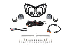 Diode Dynamics Stage Series LED Grille Kit for 2017-2024 Can-Am Maverick X3 Pro White Combo DD7882