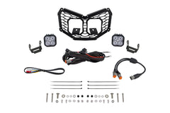 Diode Dynamics Stage Series LED Grille Kit for 2017-2024 Can-Am Maverick X3 Pro White Fog DD7884