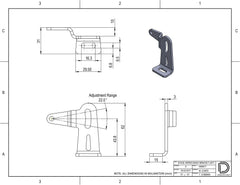 Diode Dynamics Stage Series Lightbar Universal Bracket Kit DD6028