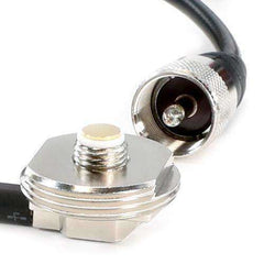 Rugged Antenna Coax Cable with 3/8 NMO Mount - 13 Feet
