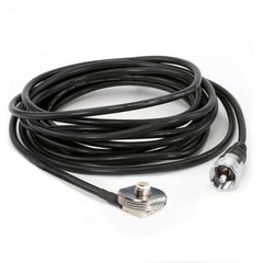 Rugged Antenna Coax Cable with 3/8 NMO Mount - 15 Feet