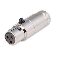 Rugged 3-Pin Female Mini XLR Connector TA3FL