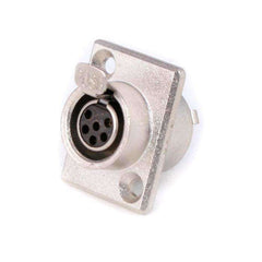 Rugged 6-Pin Panel Mount Mini XLR Connector TY6F