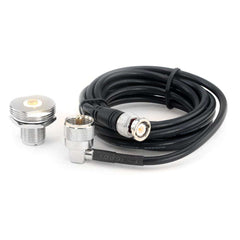 Rugged 7 Ft Antenna Coax Cable Kit with BNC Connector for handheld radios - by Rugged Radios