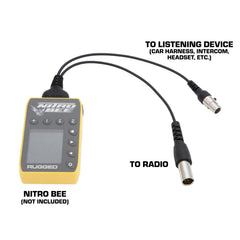 Rugged Nitro Bee Xtreme Car Harness Adapter - 6 Inch