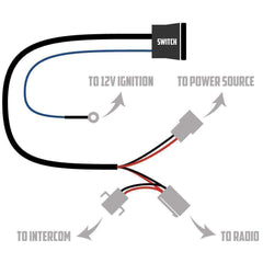 Rugged Master Power Switch for Mobile Radios and Intercoms