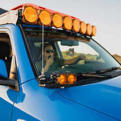 Rugged A Pillar Ditch Lights Antenna Adapter for Overlanding Adventure