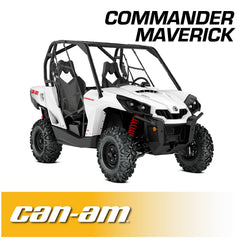 Rugged Can-Am Commander and Maverick Complete Communication Kit with Bluetooth Intercom and 2-Way Radio - Dash Mount - STX Stereo / M1 VHF Business Band