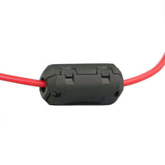 Rugged Clamp On RF Noise Reducing Filter Choke Clip - Large (Up to 5mm)