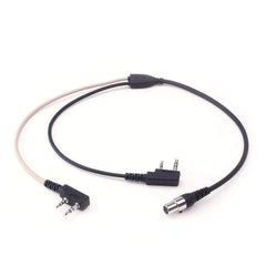 Rugged DUAL RADIO Splitter - Connect 2 Radios with 1 Listen Only and 1 Transmit and Receive