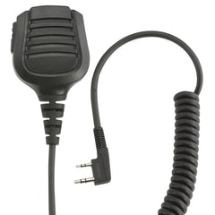 Rugged Hand Speaker Mic Waterproof for Handheld Radios