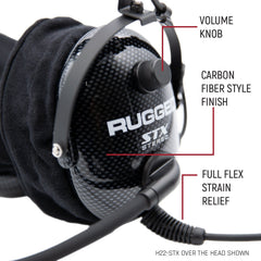Rugged ULTIMATE Headset for STEREO and OFFROAD Intercoms - Model H42 - Overstock