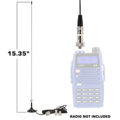 Rugged Magnetic Mount Dual Band Antenna for Rugged Handheld Radios R1 RDH-X V3 RDH-16 RH-5R