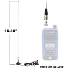 Rugged Magnetic Mount Dual Band Antenna for Rugged Handheld Radios R1 RDH-X V3 RDH-16 RH-5R