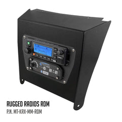Rugged Kawasaki KRX Multi-Mount Kit for Rugged Mobile Radios and Intercom - Rugged M1/G1/G4/RM45/RM60/GMR45 with Switch Holes