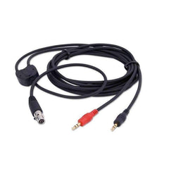 Rugged Music Input and Audio Record Connect Cable for Intercom AUX Port