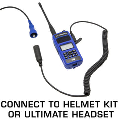 Rugged OFFROAD Headset / Helmet Coil Cord Cable for Rugged Radios and Kenwood Radios