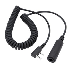 Rugged OFFROAD Headset / Helmet Coil Cord Cable for Rugged Radios and Kenwood Radios