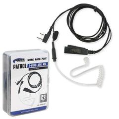 Rugged Lapel Mic - 2 Wire with Acoustic Tube for Handheld Radios