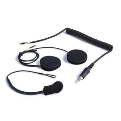 Rugged Peltor 4-Conductor Helmet Kits - Mic / 1/8 Ear Bud Jack / Coil Cord / Straight