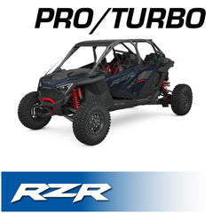 Rugged Polaris RZR PRO XP - Turbo R - Pro R - Complete Communication Kit with Bluetooth Intercom and 2-Way Radio - STX Stereo / M1 VHF Business Band / Center Mount