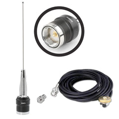 Rugged UHF External Antenna Kit for Handheld Radios (UHF 450 - 470 MHz) - Vertex BNC Adapter
