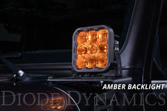 Diode Dynamics SS5 LED Pod Sport Yellow Spot (pair) DD6771P