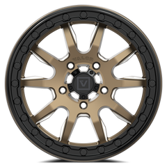 V15 Beadlock UTV Wheel in Satin Bronze - Valor Offroad