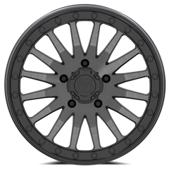 V06 Brushed Gunmetal UTV Beadlock - Valor Offroad