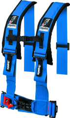 DragonFire Racing Harness- H-Style- 4-Point- 3in Buckle- Blue 521356