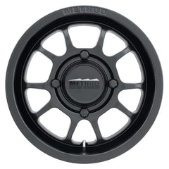Method MR409 Bead Grip 15x7 / 4+3/13mm Offset / 4x156 / 132mm CB Matte Black Wheel MR40957046543