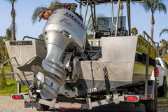 Rhino USA Retractable Transom Straps (2 Pack-Black) TD-MSTR2X43-BLK