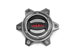 Warn OPTIONAL WHEEL CENTER CAP - GRAY/RED 6 LUG 104484