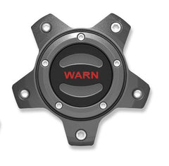 Warn OPTIONAL WHEEL CENTER CAP - GRAY/RED 5 LUG 106684
