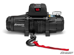 SuperATV 12,000 lb. Winch (with Wireless Remote & Synthetic Rope)