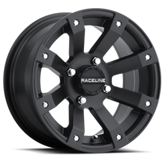Raceline A79 Scorpion 12x7in / 4x136.5 (10mm) BP/5+2 10mm Offset/110.18mm Bore - Satin Black Wheel A7927037-T-52