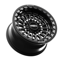 Metal FX Delta 6R Beadlock | Satin Black Contrast Cut