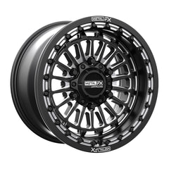 Metal FX Delta 6R Beadlock | Satin Black Contrast Cut