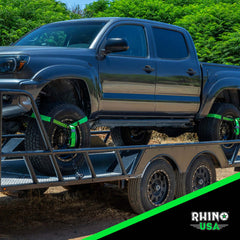 Rhino USA Lasso Straps; Basket Straps - Green LASSO-STRAPS-GRN